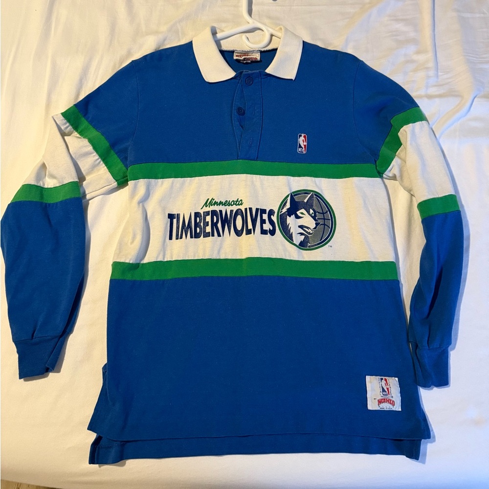 Minnesota Timberwolves NBA Nutmeg Polo (RARE)